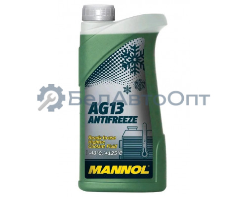 Антифриз MANNOL AG13 Hightec готовый -40C 1 л 2040