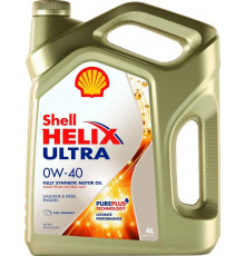 Масло моторное SHELL Helix Ultra SP A3/B4 0W-40 синтетическое 4 л 550055900