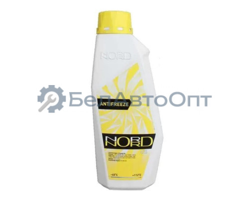 Антифриз NORD High Quality Antifreeze готовый -40C желтый 1 кг NY 20409