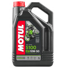 Масло моторное 4T Motul 5100 4T 10W50 4 л 104076