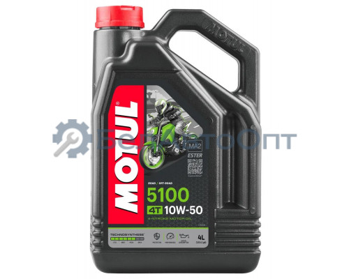 Масло моторное 4T Motul 5100 4T 10W50 4 л 104076