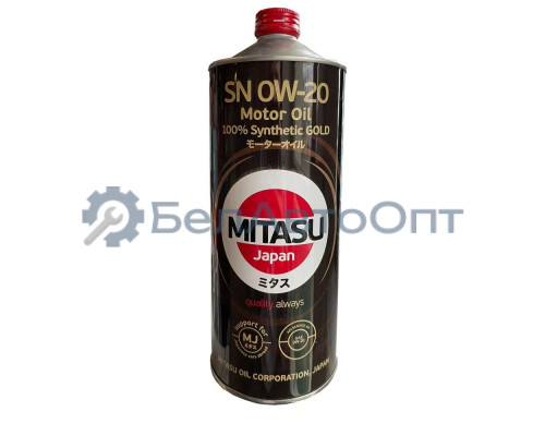 Масло моторное Mitasu GOLD SN 0W-20 синтетическое 1 л MJ1021