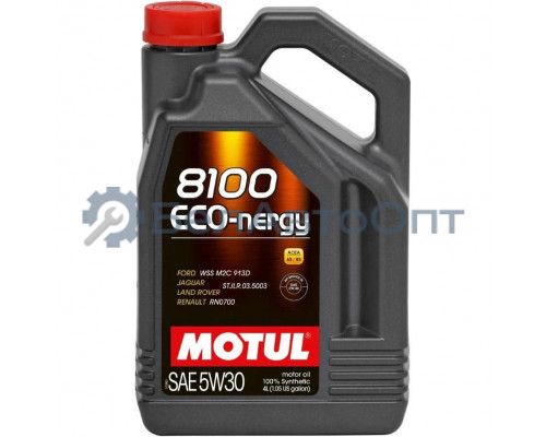 Масло моторное Motul 8100 Eco-nergy SL/CF 5W-30 синтетическое 4 л 104257