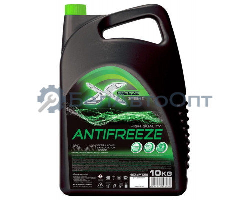 Антифриз X-FREEZE X-FREEZE Green готовый зеленый 10 кг 430206071