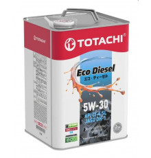 Масло моторное TOTACHI Eco Diesel Semi-Synthetic CI-4/SL 5W-30 полусинтетическое 6 л 4562374690486