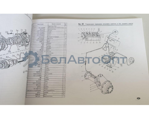 Каталог деталей и сборочных единиц трактора МТЗ БЕЛАРУС 1221/1221В (2002 год)