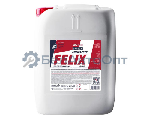 Антифриз Felix CARBOX-40 G12 готовый -40C красный 20 кг 430206159