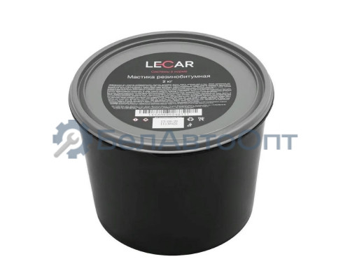 Мастика резино-битумная LECAR 2 кг. (ведро) LECAR LECAR000040111