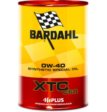 Масло моторное Bardahl XTC C60 0W-40 синтетическое 1 л 300040