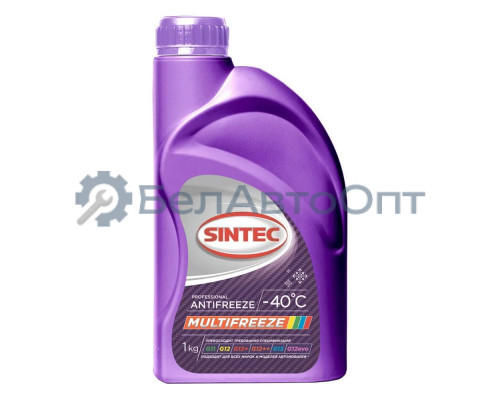 Антифриз Sintec MULTIFREEZE G12 готовый -40C сиреневый 1 кг 800533