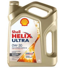 Масло моторное SHELL Helix Ultra ECT C2/C3 0W-30 синтетическое 4 л 550046375