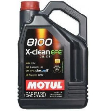 Масло моторное Motul 8100 X-clean EFE 5W-30 синтетическое 4 л 109171