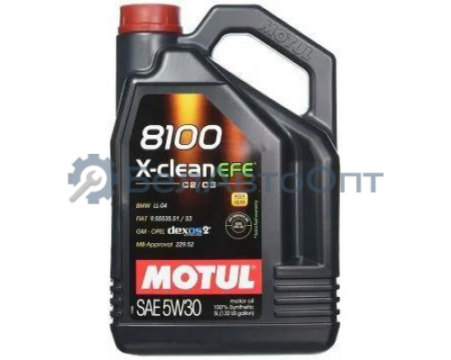 Масло моторное Motul 8100 X-clean EFE 5W-30 синтетическое 4 л 109171