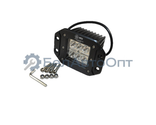 Фара доп-ая AE18RT-6LED-EMB-73HC прямоуг., напр. свет, встраиваемая 6 диодов 18W (122*73*92) 12/24V