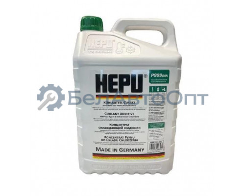 Антифриз HEPU Coolant G11 концентрат зеленый 5 л P999-GRN-005