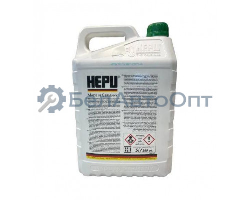 Антифриз HEPU Coolant G11 концентрат зеленый 5 л P999-GRN-005