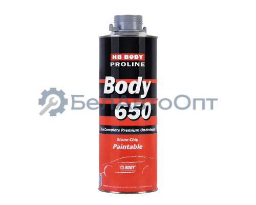 Антикор серый BODY HB 650 PROLINE (1кг) под пистолет BODY 6509700001