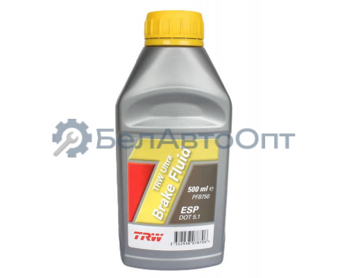 Жидкость тормозная TRW Brake Fluid Ultra DOT5.1 ESP 0,5 л PFB750SE