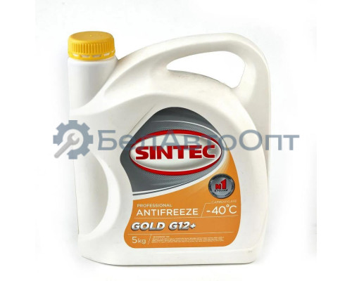 Антифриз Sintec GOLD G12 готовый желтый 5 кг 800526