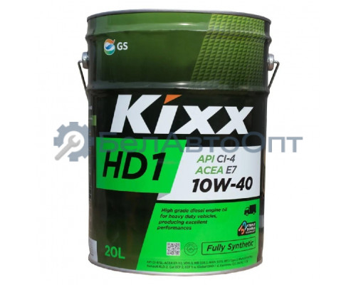 Масло моторное KIXX HD1 10W-40 синтетическое 20 л L2061P20E1