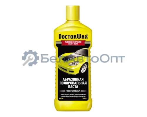 Полироль паста абразивная 300мл DoctorWax DW8287