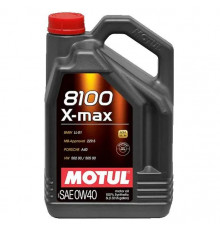 Масло моторное Motul 8100 X-max A3/B4; SN/CF 0W-40 синтетическое 5 л 104533