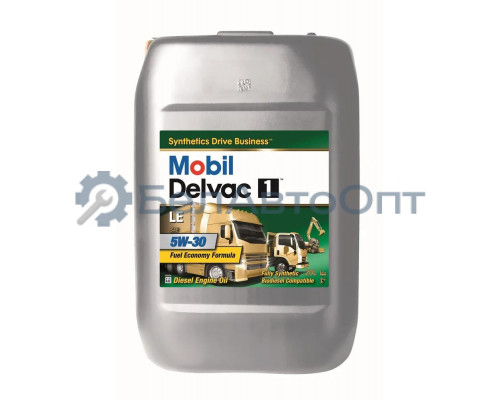 Масло моторное MOBIL Delvac 1 LE 5W-30 синтетическое 20 л 152707