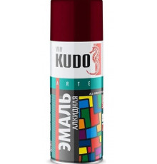 Краска спрей универсальная бордовая, 520 мл. KUDO KU-10045