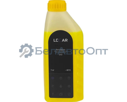 Антифриз LECAR G12 G12 готовый -40C желтый 1 л LECAR000051210