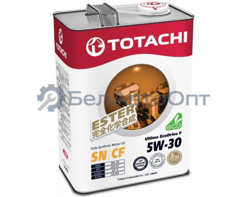 Масло моторное TOTACHI Ultima EcoDrive F Fully Synthetic SN/CF 5W-30 синт. 4 л 4562374690967