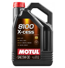 Масло моторное Motul 8100 X-cess A3/B3/B4 5W-30 синтетическое 5 л 108946