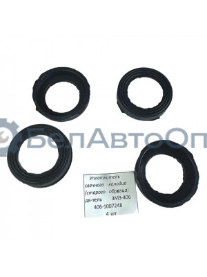 уплотнение свеч колодца 406-1007248 4шт