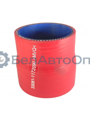 муфта соед патрубка охладителя 33081-1172090 газ-33081 3309 64*70 силик армир