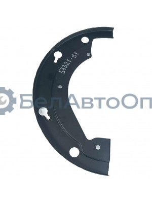 щит тормоз пер 54321-3501151 лев для диск колеса маз-5337 5516 5551 6303