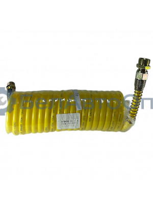 шланг пневматич витой 64221-3506380 е1 м22х1,5 желтый съемные штуцеры