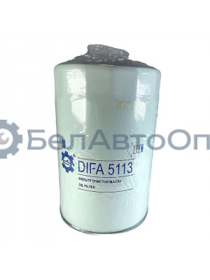 фильтр маслян 1000428205 weichai wd10 wd12 wp10 wp12 резьб 1 1/8-16 186мм difa 5113