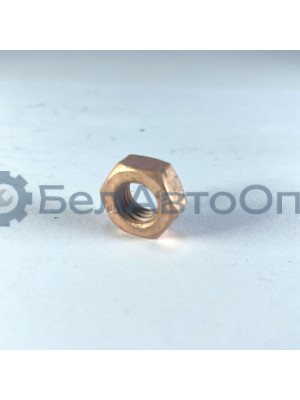 гайка крепления коллектора м10*1.5-6н 250512-п5 омедненная