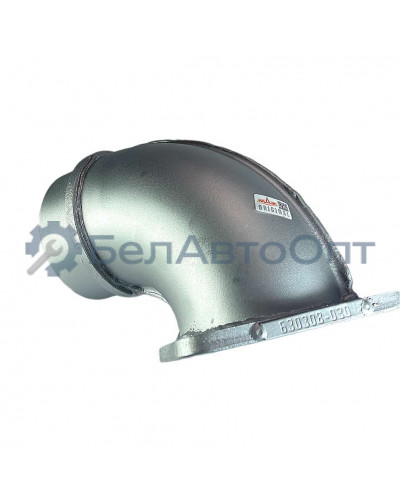 труба глуш прием 630308-1203009-030 90град маз-630308 551608маз