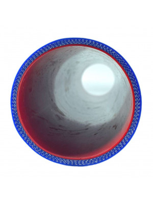 патрубок радиатора нижн 642290-1303025-10 отвод 375мм 70*80 силик армир