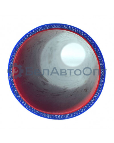 патрубок радиатора нижн 642290-1303025-10 отвод 375мм 70*80 силик армир