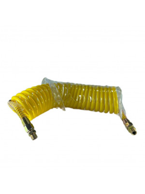 шланг пневматич витой 64221-3506380 е1 м16х1,5 желтый 7,5м съемн штуцеры