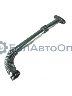 трубка слива масла 650-1118340 ткр металл 410мм  ямз-650