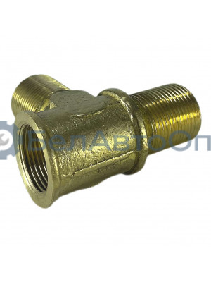 тройник маз м22х22х22 регулятора тормозных сил 403063-01маз