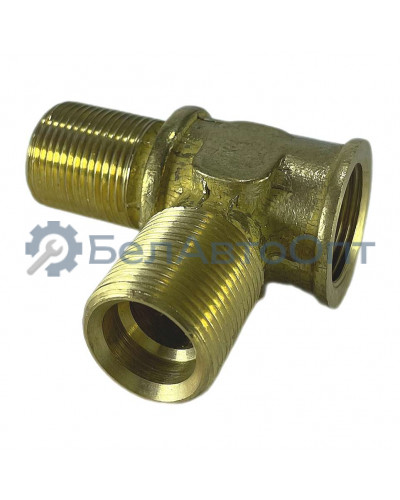 тройник маз м22х22х22 регулятора тормозных сил 403063-01маз