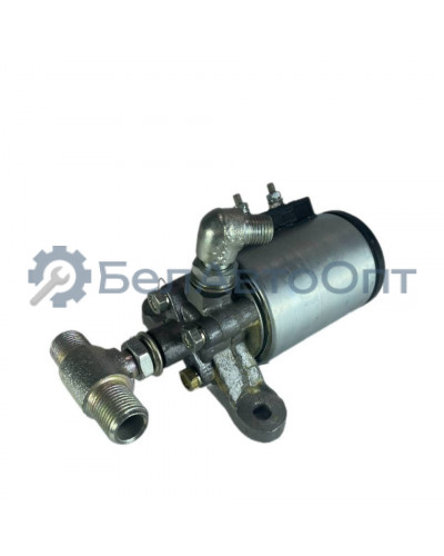 клапан электромаг 151.3747 24в 64229-1115030 в сб тройник+угольник з-д маз