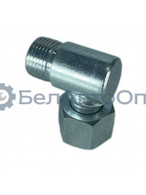 штуцер соед рвд 22 угольник с гайкой