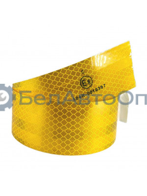 лента световозвр е1 желтая 1м