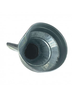 лейка для бензина металл d130мм косой слив сетка