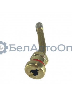 вентиль шины бескамер 16/70мм 27град металл гнутый