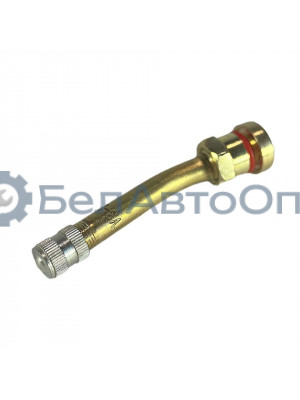 вентиль шины бескамер 16/70мм 27град металл гнутый